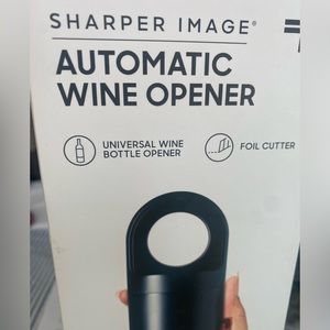 Sharper image automatic wine opener